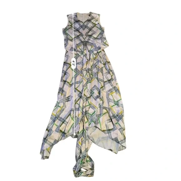 Alexis NWT Biasca Midi Dress Size Medium Geometric Print Sleeveless‎ Summer Chic